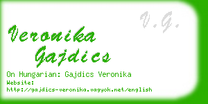 veronika gajdics business card